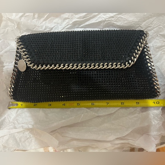 Stella McCartney Iconic Falabella Hotfix Crystal Embellished Clutch - NWT - Picture 8 of 10